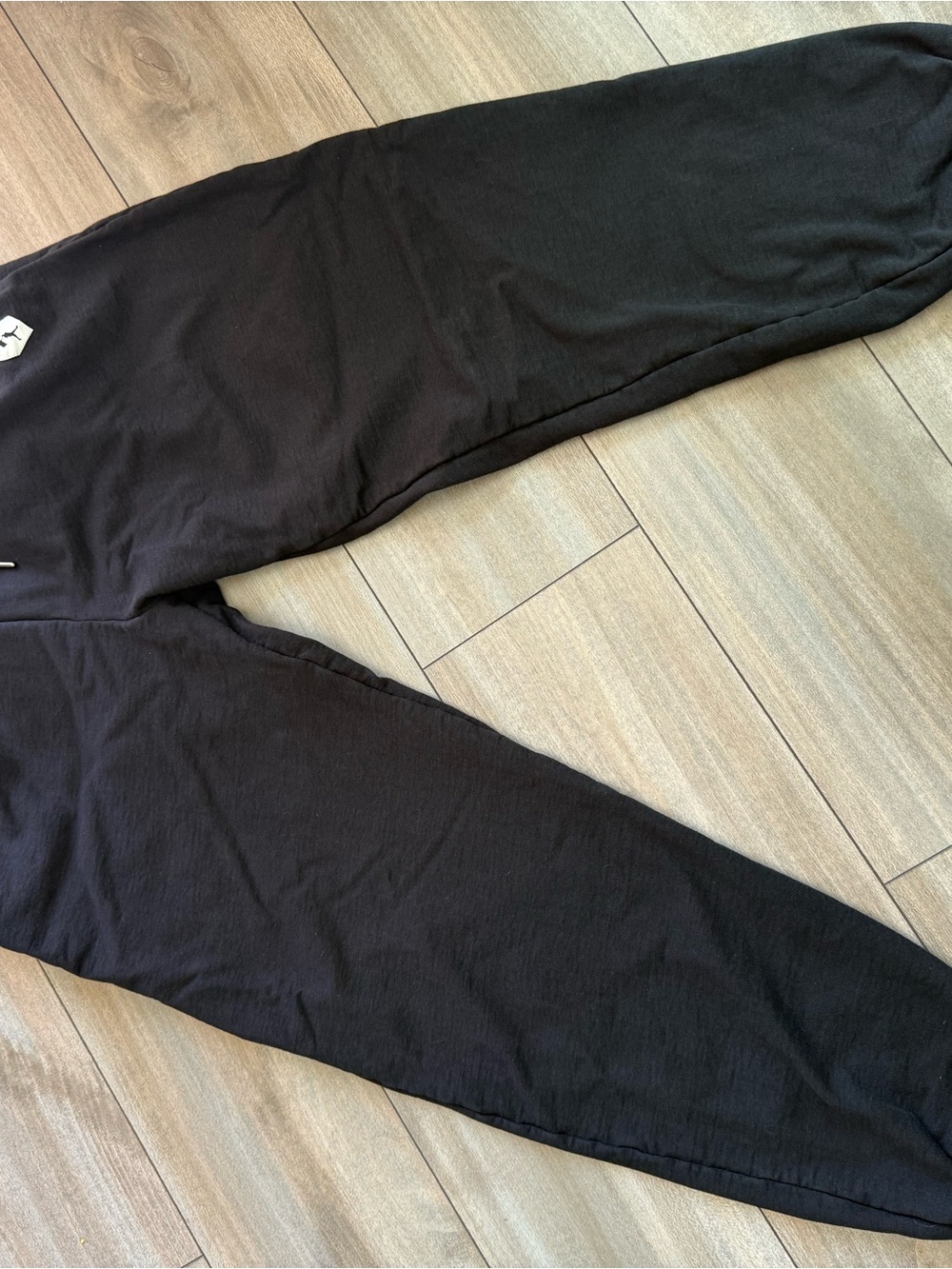Everyday Black Jogger Sweatpants with Tapered Leg